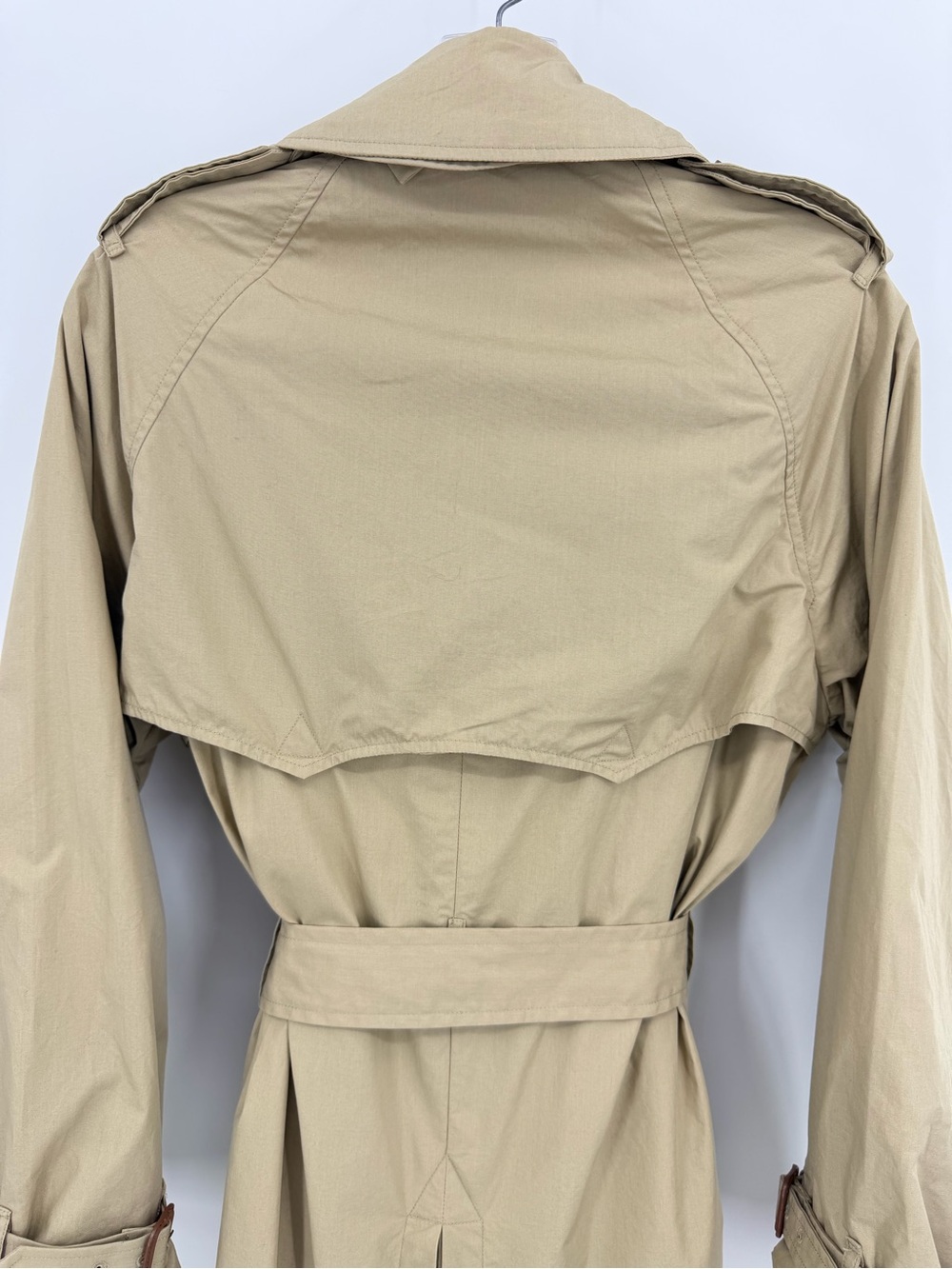 Buck Mason Paperweight Trench Coat Tan Size XS - Picture 9 of 16